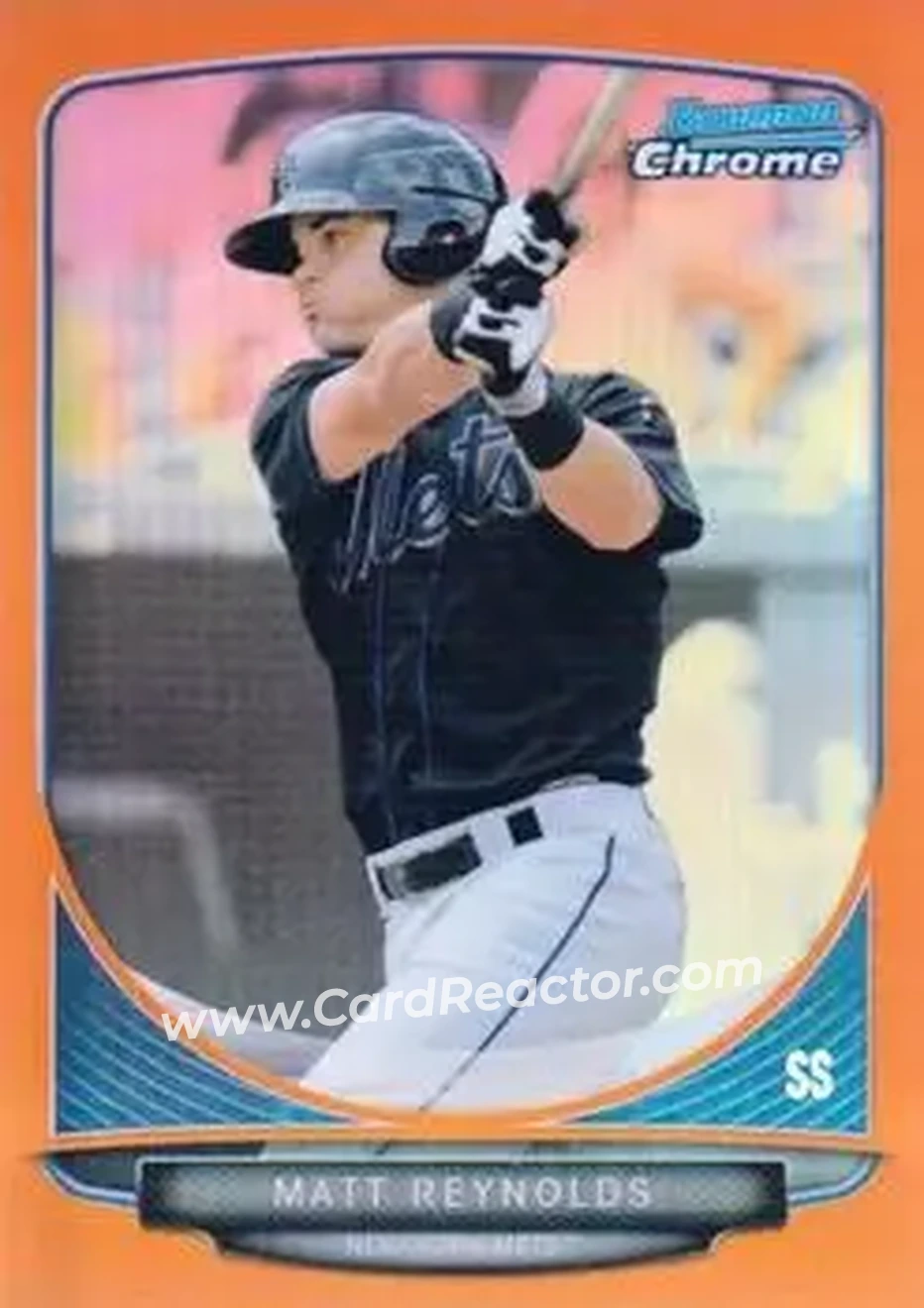 2013 Bowman Chrome - Prospects Orange Refractors #BCP157 - Matt Reynolds - New York Mets