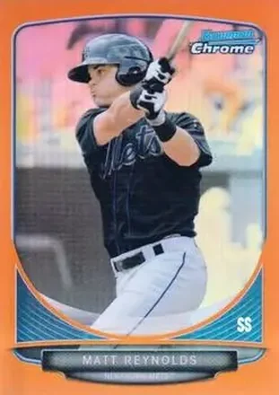 2013 Bowman Chrome - Prospects Orange Refractors #BCP157 - Matt Reynolds - New York Mets
