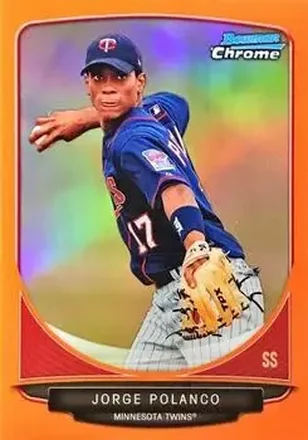 2013 Bowman Chrome - Prospects Orange Refractors #BCP212 - Jorge Polanco - Minnesota Twins