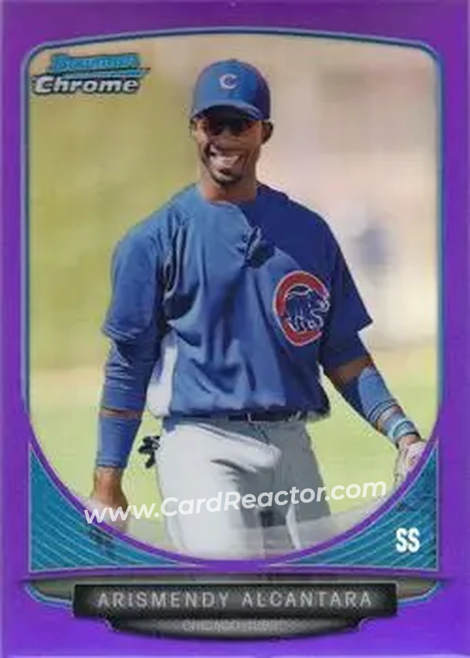 2013 Bowman Chrome - Prospects Purple Refractors #BCP119 - Arismendy Alcantara - Chicago Cubs