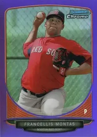 2013 Bowman Chrome - Prospects Purple Refractors #BCP129 - Francellis Montas - Boston Red Sox