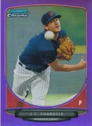 2013 Bowman Chrome - Prospects Purple Refractors #BCP137 - J.T. Chargois - Minnesota Twins