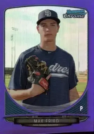 2013 Bowman Chrome - Prospects Purple Refractors #BCP138 - Max Fried - San Diego Padres