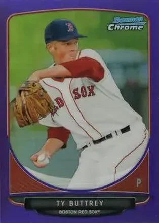 2013 Bowman Chrome - Prospects Purple Refractors #BCP139 - Ty Buttrey - Boston Red Sox