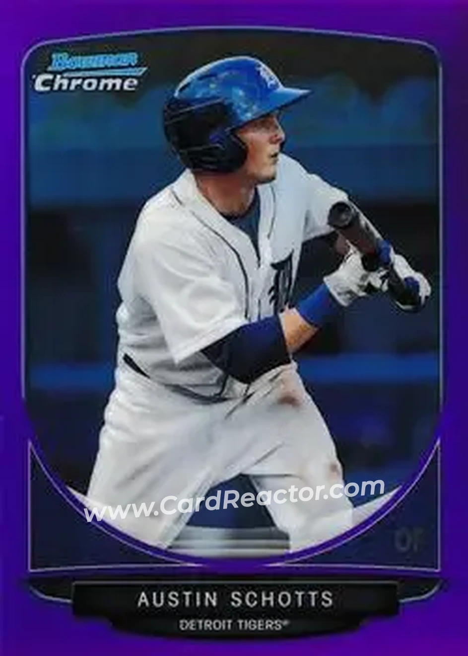 2013 Bowman Chrome - Prospects Purple Refractors #BCP184 - Austin Schotts - Detroit Tigers