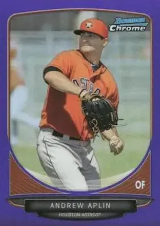 2013 Bowman Chrome - Prospects Purple Refractors #BCP199 - Andrew Aplin - Houston Astros