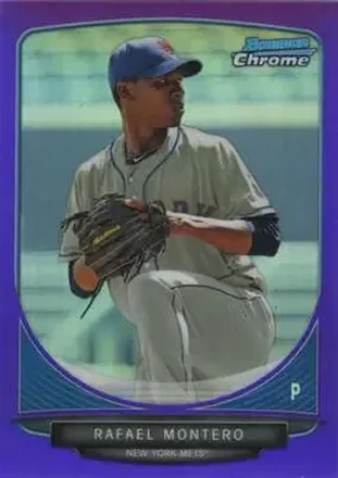 2013 Bowman Chrome - Prospects Purple Refractors #BCP204 - Rafael Montero - New York Mets