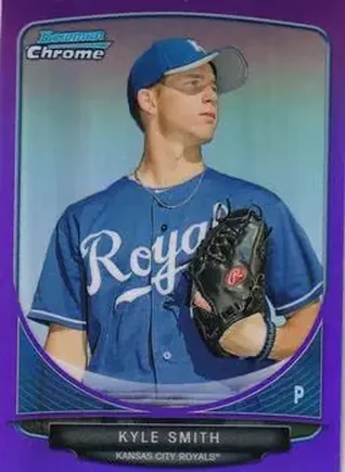 2013 Bowman Chrome - Prospects Purple Refractors #BCP205 - Kyle Smith - Kansas City Royals