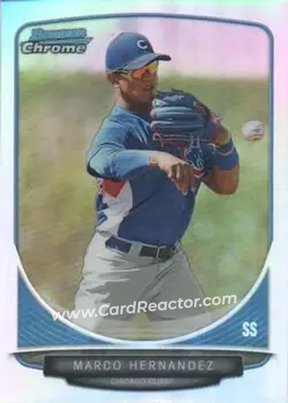 2013 Bowman Chrome - Prospects Refractors #BCP115 - Marco Hernandez - Chicago Cubs