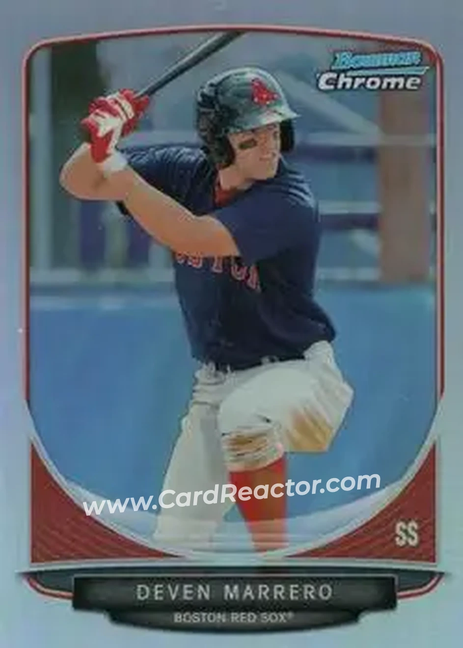 2013 Bowman Chrome - Prospects Refractors #BCP120 - Deven Marrero - Boston Red Sox