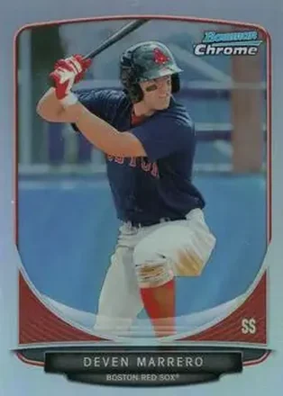 2013 Bowman Chrome - Prospects Refractors #BCP120 - Deven Marrero - Boston Red Sox