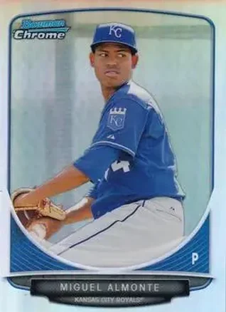 2013 Bowman Chrome - Prospects Refractors #BCP131 - Miguel Almonte - Kansas City Royals