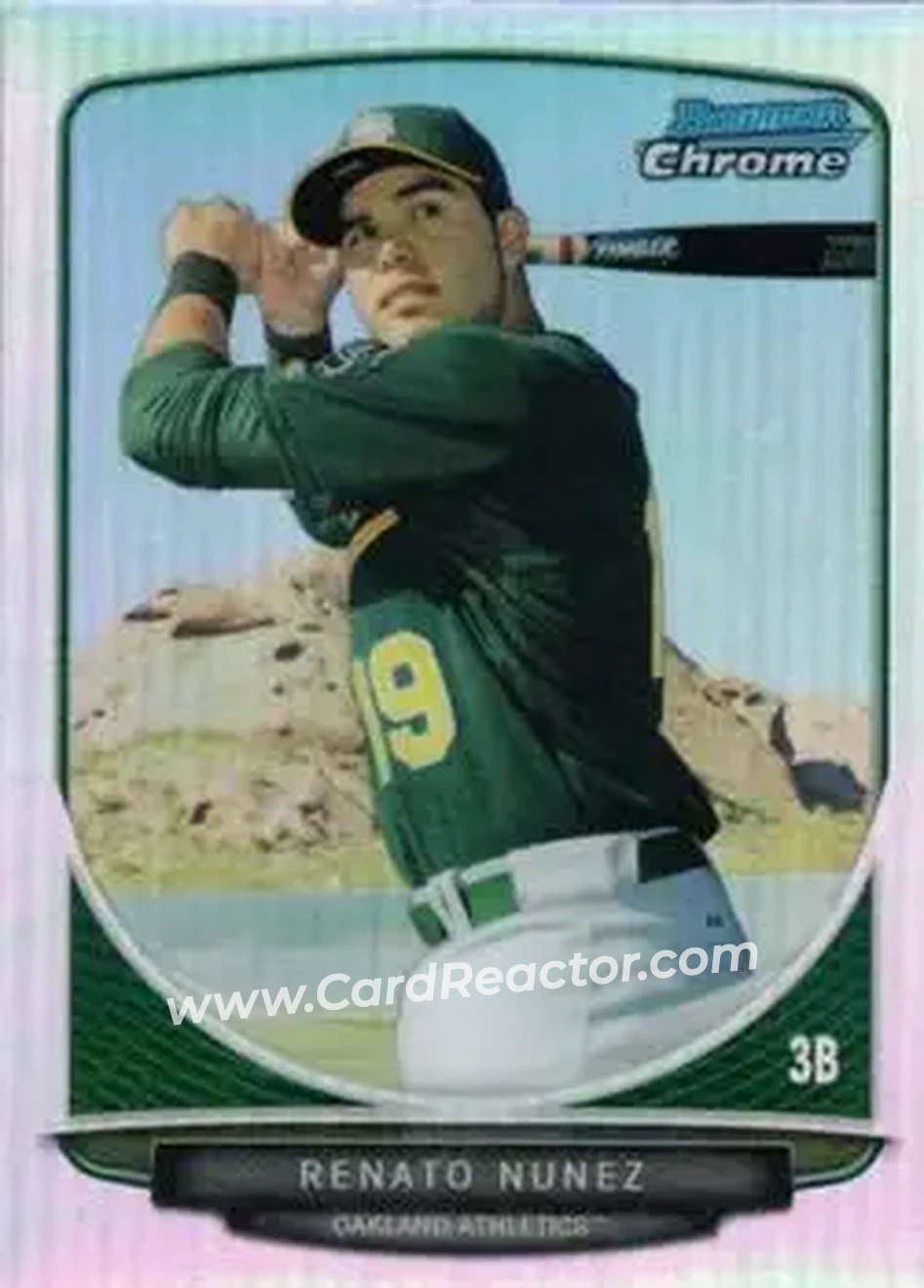 2013 Bowman Chrome - Prospects Refractors #BCP132 - Renato Nunez - Oakland Athletics
