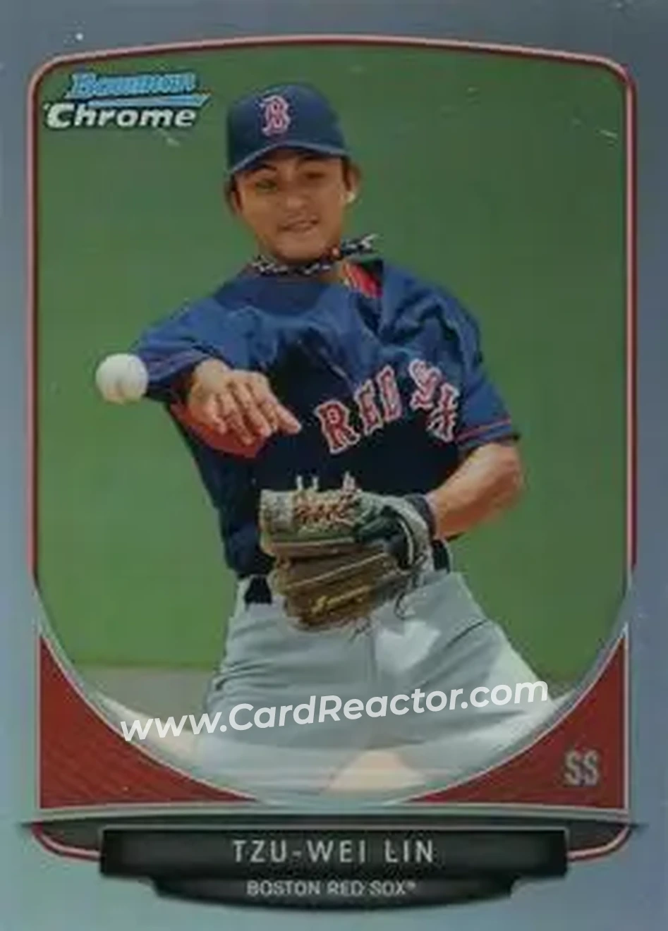 2013 Bowman Chrome - Prospects Refractors #BCP133 - Tzu-Wei Lin - Boston Red Sox