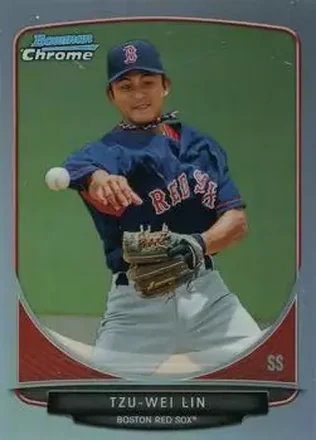 2013 Bowman Chrome - Prospects Refractors #BCP133 - Tzu-Wei Lin - Boston Red Sox