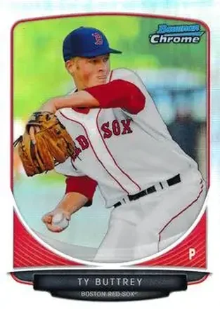 2013 Bowman Chrome - Prospects Refractors #BCP139 - Ty Buttrey - Boston Red Sox