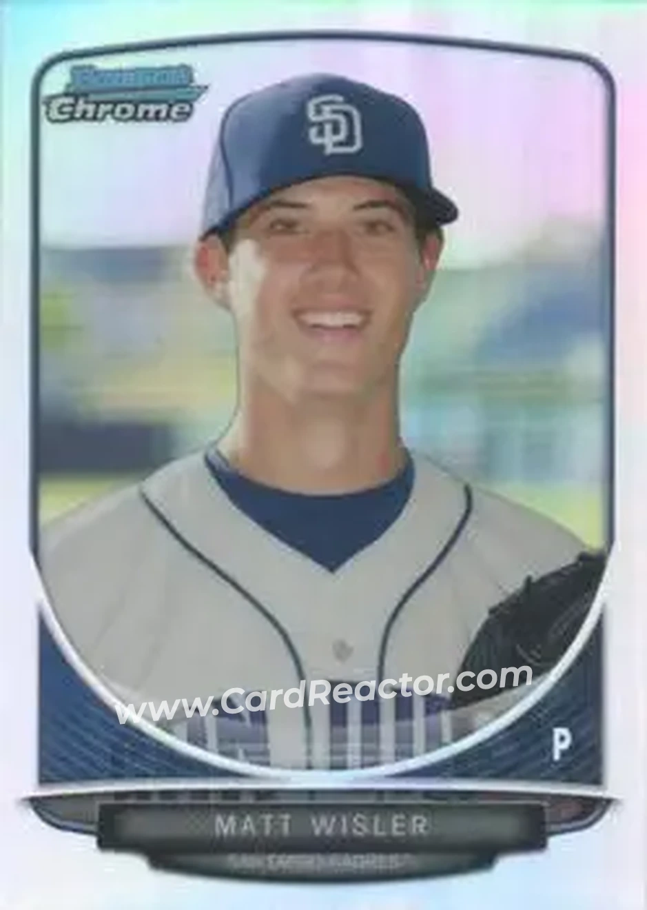 2013 Bowman Chrome - Prospects Refractors #BCP149 - Matt Wisler - San Diego Padres