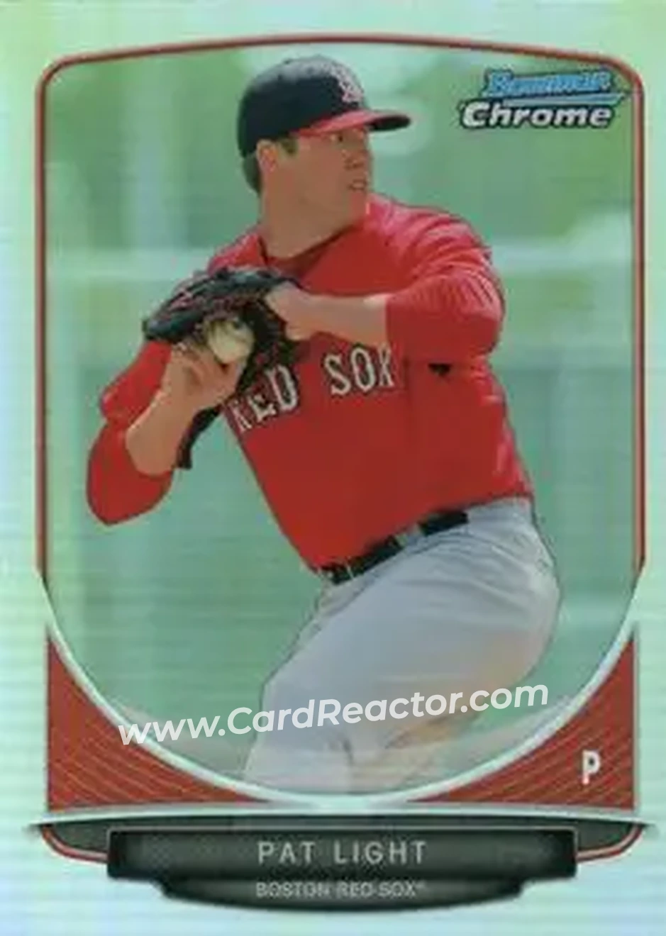 2013 Bowman Chrome - Prospects Refractors #BCP152 - Pat Light - Boston Red Sox