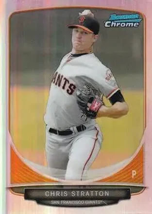 2013 Bowman Chrome - Prospects Refractors #BCP154 - Chris Stratton - San Francisco Giants