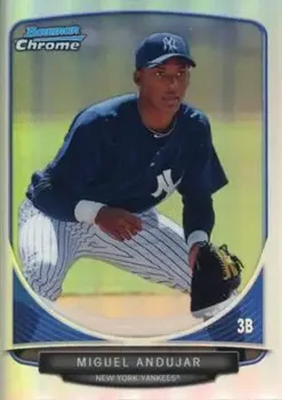 2013 Bowman Chrome - Prospects Refractors #BCP160 - Miguel Andujar - New York Yankees