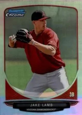 2013 Bowman Chrome - Prospects Refractors #BCP161 - Jake Lamb - Arizona Diamondbacks