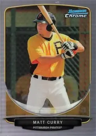 2013 Bowman Chrome - Prospects Refractors #BCP163 - Matt Curry - Pittsburgh Pirates