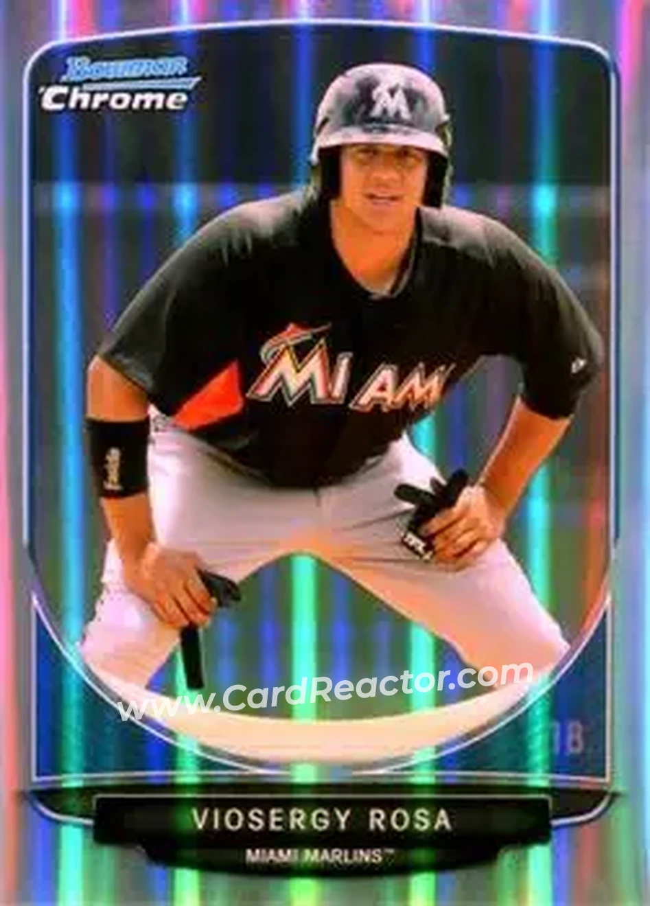 2013 Bowman Chrome - Prospects Refractors #BCP164 - Viosergy Rosa - Miami Marlins