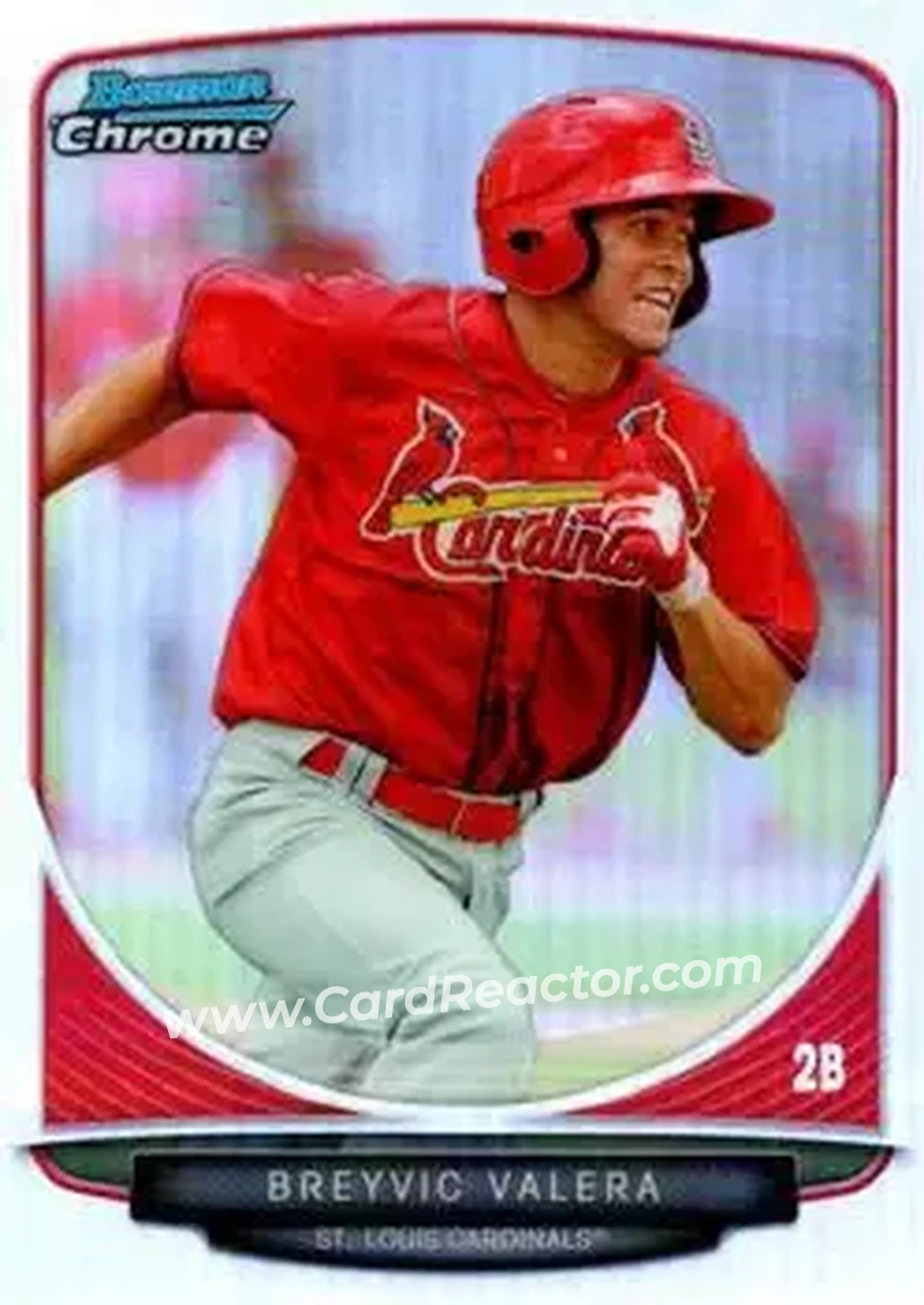 2013 Bowman Chrome - Prospects Refractors #BCP167 - Breyvic Valera - St. Louis Cardinals