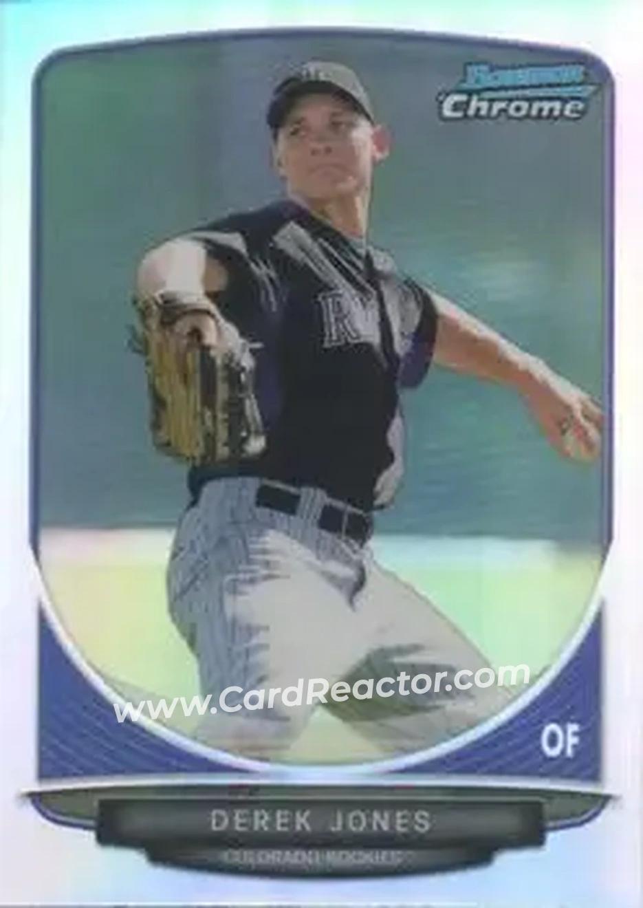 2013 Bowman Chrome - Prospects Refractors #BCP169 - Derek Jones - Colorado Rockies