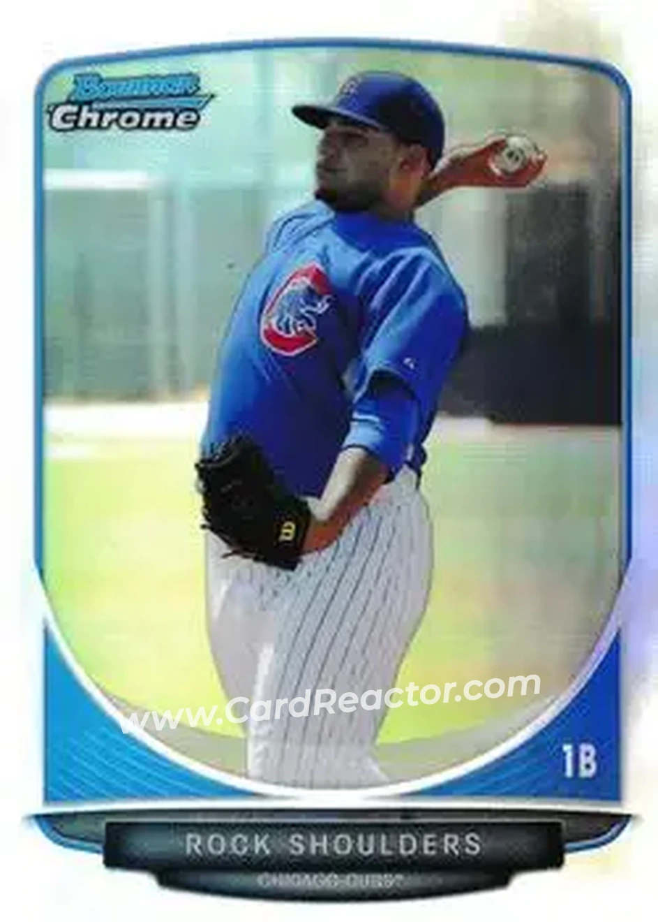 2013 Bowman Chrome - Prospects Refractors #BCP178 - Rock Shoulders - Chicago Cubs