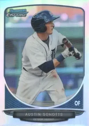 2013 Bowman Chrome - Prospects Refractors #BCP184 - Austin Schotts - Detroit Tigers