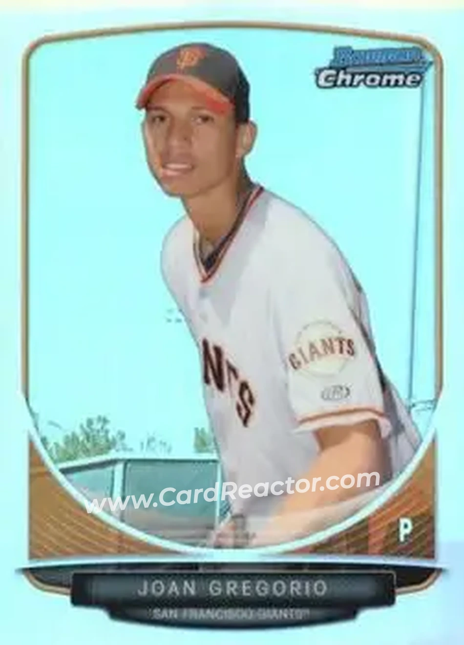 2013 Bowman Chrome - Prospects Refractors #BCP185 - Joan Gregorio - San Francisco Giants