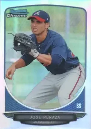 2013 Bowman Chrome - Prospects Refractors #BCP187 - Jose Peraza - Atlanta Braves