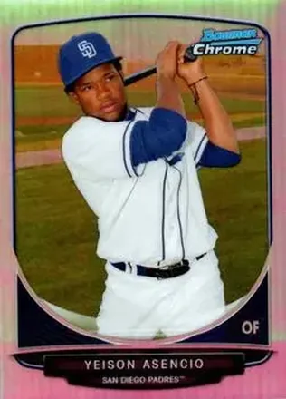 2013 Bowman Chrome - Prospects Refractors #BCP189 - Yeison Asencio - San Diego Padres