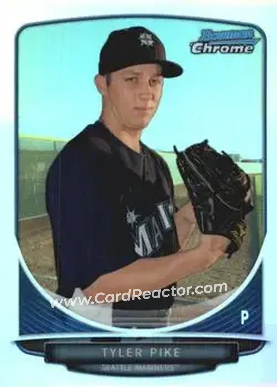 2013 Bowman Chrome - Prospects Refractors #BCP194 - Tyler Pike - Seattle Mariners