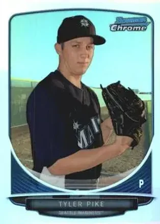 2013 Bowman Chrome - Prospects Refractors #BCP194 - Tyler Pike - Seattle Mariners