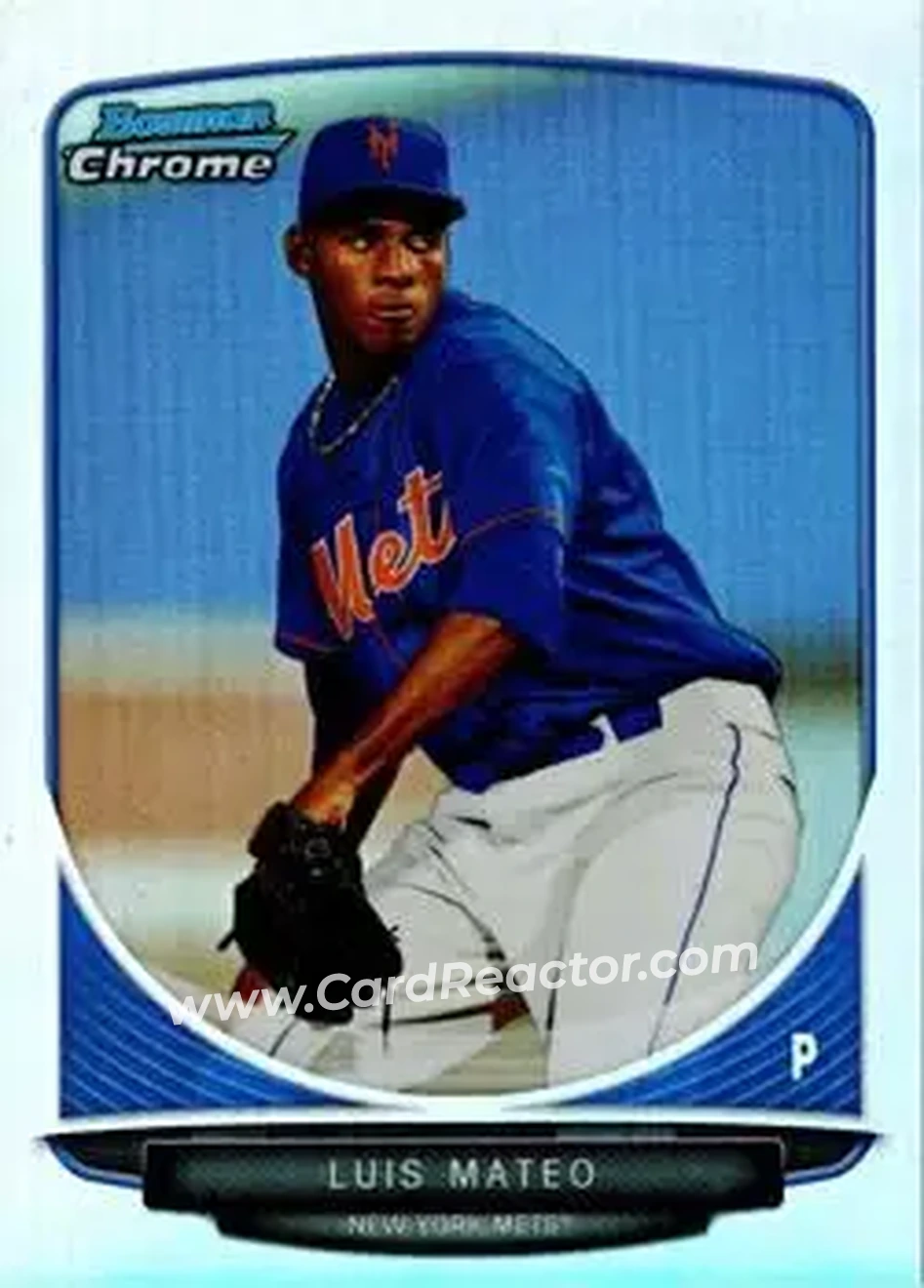 2013 Bowman Chrome - Prospects Refractors #BCP196 - Luis Mateo - New York Mets