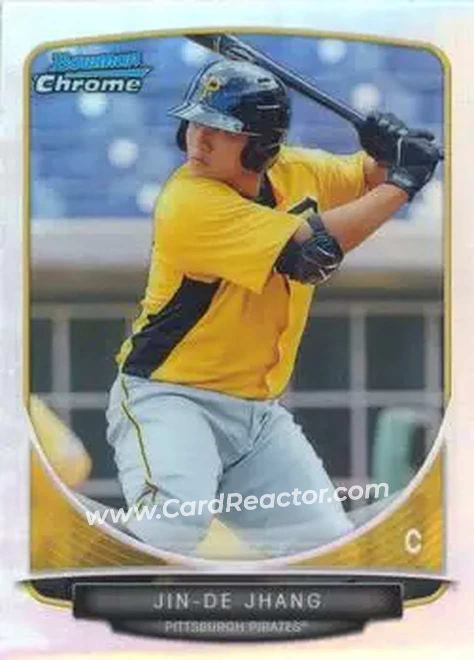 2013 Bowman Chrome - Prospects Refractors #BCP211 - Jin-De Jhang - Pittsburgh Pirates