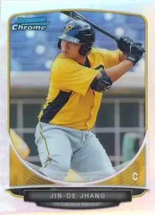 2013 Bowman Chrome - Prospects Refractors #BCP211 - Jin-De Jhang - Pittsburgh Pirates
