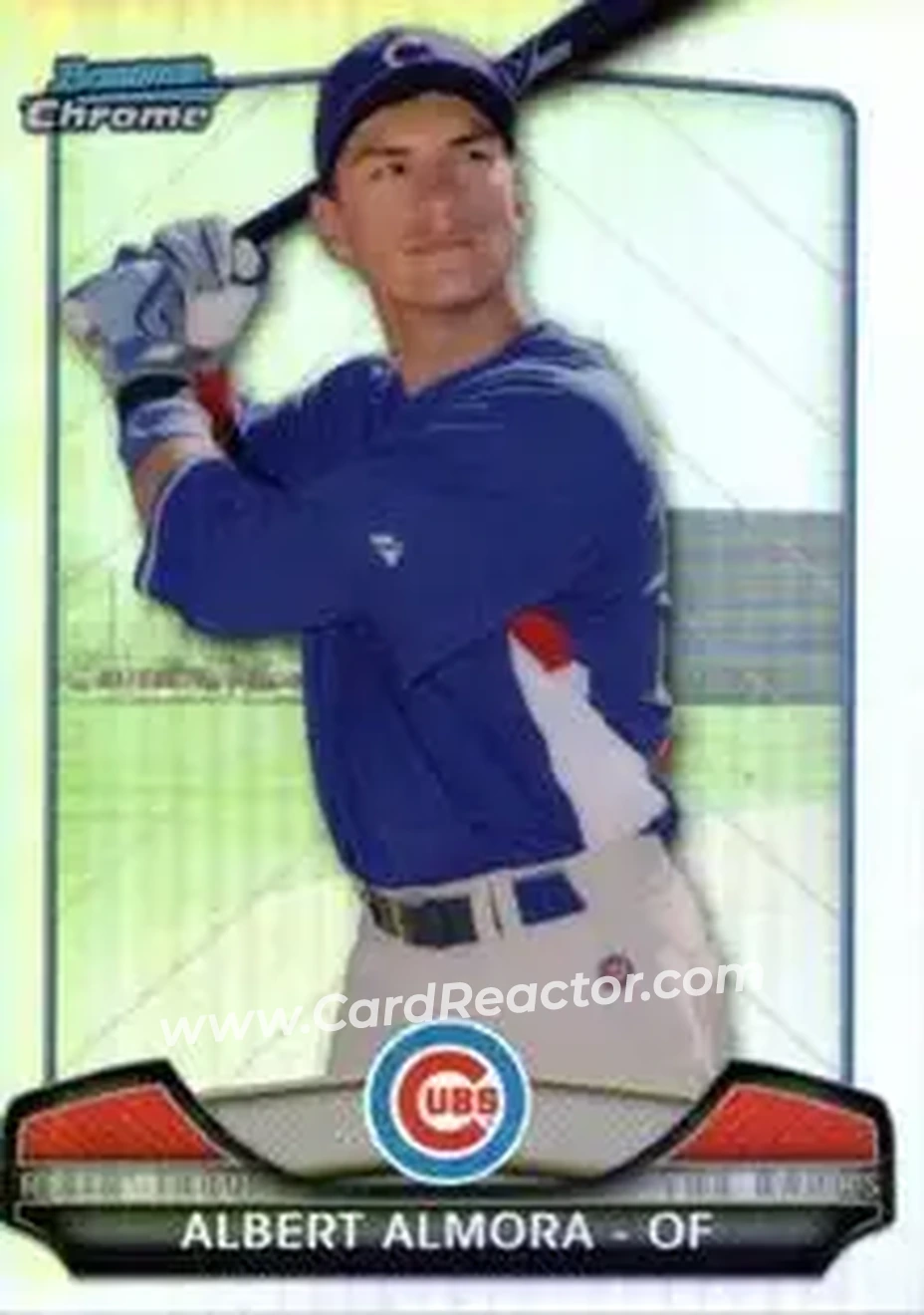 2013 Bowman Chrome - Risin' Thru the Ranks Mini #RTR-AA - Albert Almora - Chicago Cubs