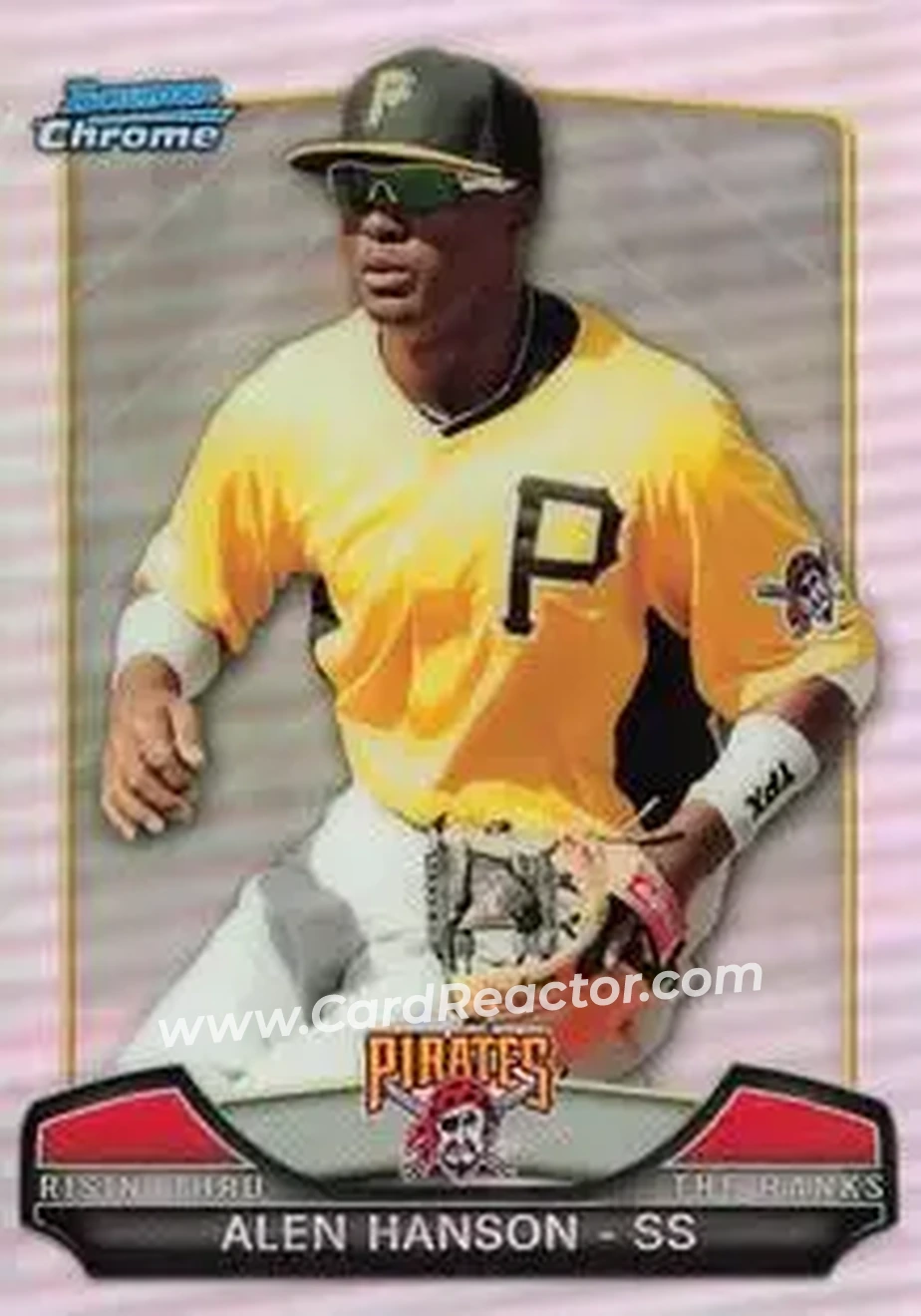 2013 Bowman Chrome - Risin' Thru the Ranks Mini #RTR-AH - Alen Hanson - Pittsburgh Pirates