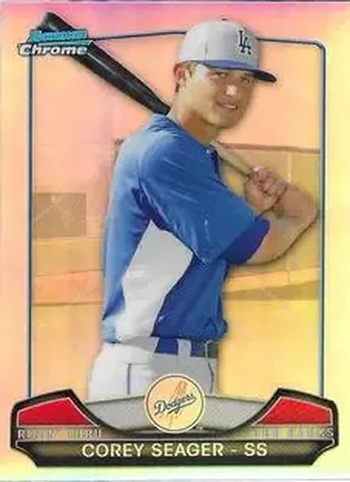 2013 Bowman Chrome - Risin' Thru the Ranks Mini #RTR-CS - Corey Seager - Los Angeles Dodgers