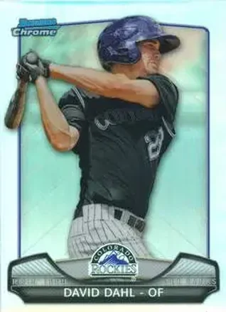 2013 Bowman Chrome - Risin' Thru the Ranks Mini #RTR-DD - David Dahl - Colorado Rockies