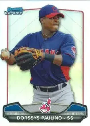 2013 Bowman Chrome - Risin' Thru the Ranks Mini #RTR-DP - Dorssys Paulino - Cleveland Indians