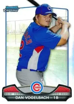 2013 Bowman Chrome - Risin' Thru the Ranks Mini #RTR-DV - Dan Vogelbach - Chicago Cubs 2013 Bowman Chrome - Risin' Thru the Ranks Mini #RTR-DV - Dan Vogelbach - Chicago Cubs