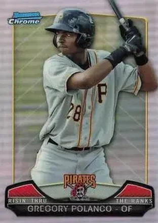2013 Bowman Chrome - Risin' Thru the Ranks Mini #RTR-GP - Gregory Polanco - Pittsburgh Pirates 2013 Bowman Chrome - Risin' Thru the Ranks Mini #RTR-GP - Gregory Polanco - Pittsburgh Pirates