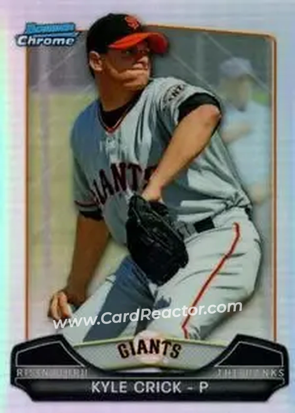2013 Bowman Chrome - Risin' Thru the Ranks Mini #RTR-KC - Kyle Crick - San Francisco Giants
