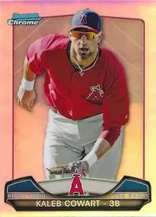 2013 Bowman Chrome - Risin' Thru the Ranks Mini #RTR-KCO - Kaleb Cowart - Los Angeles Angels 2013 Bowman Chrome - Risin' Thru the Ranks Mini #RTR-KCO - Kaleb Cowart - Los Angeles Angels
