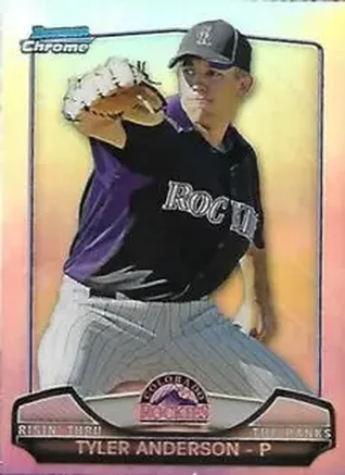2013 Bowman Chrome - Risin' Thru the Ranks Mini #RTR-TA - Tyler Anderson - Colorado Rockies 2013 Bowman Chrome - Risin' Thru the Ranks Mini #RTR-TA - Tyler Anderson - Colorado Rockies