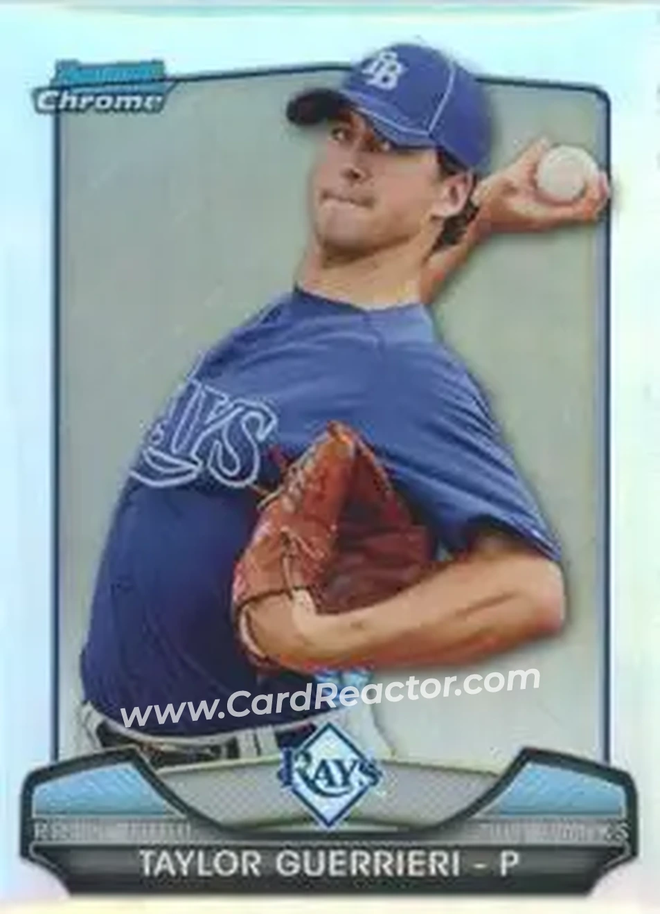 2013 Bowman Chrome - Risin' Thru the Ranks Mini #RTR-TG - Taylor Guerrieri - Tampa Bay Rays